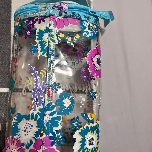 Vera Bradley Disney The Little Mermaid Floral Clear Bag with Blue Accents - Picture 2 of 6